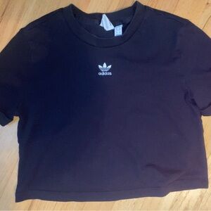 Adidas Black Crop Top